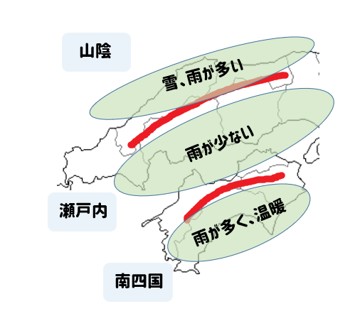 中学地理 中国 四国地方の要点まとめ 地形 気候や工業などの特徴は 社スタ