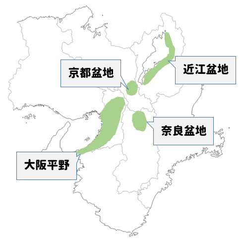 中学地理 近畿地方の要点まとめ 地形や産業の特徴は 社スタ